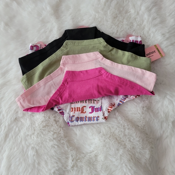 🍡JUICY COUTURE BRAND NEW 5-PACK BOYSHORTS SIZE S - Picture 2 of 7